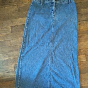 Long Jean skirt size 2